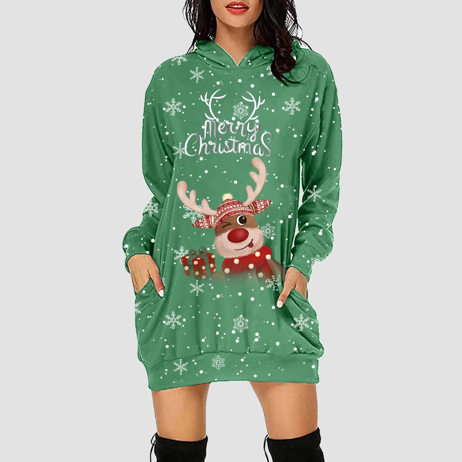 Christmas Sweater Dress