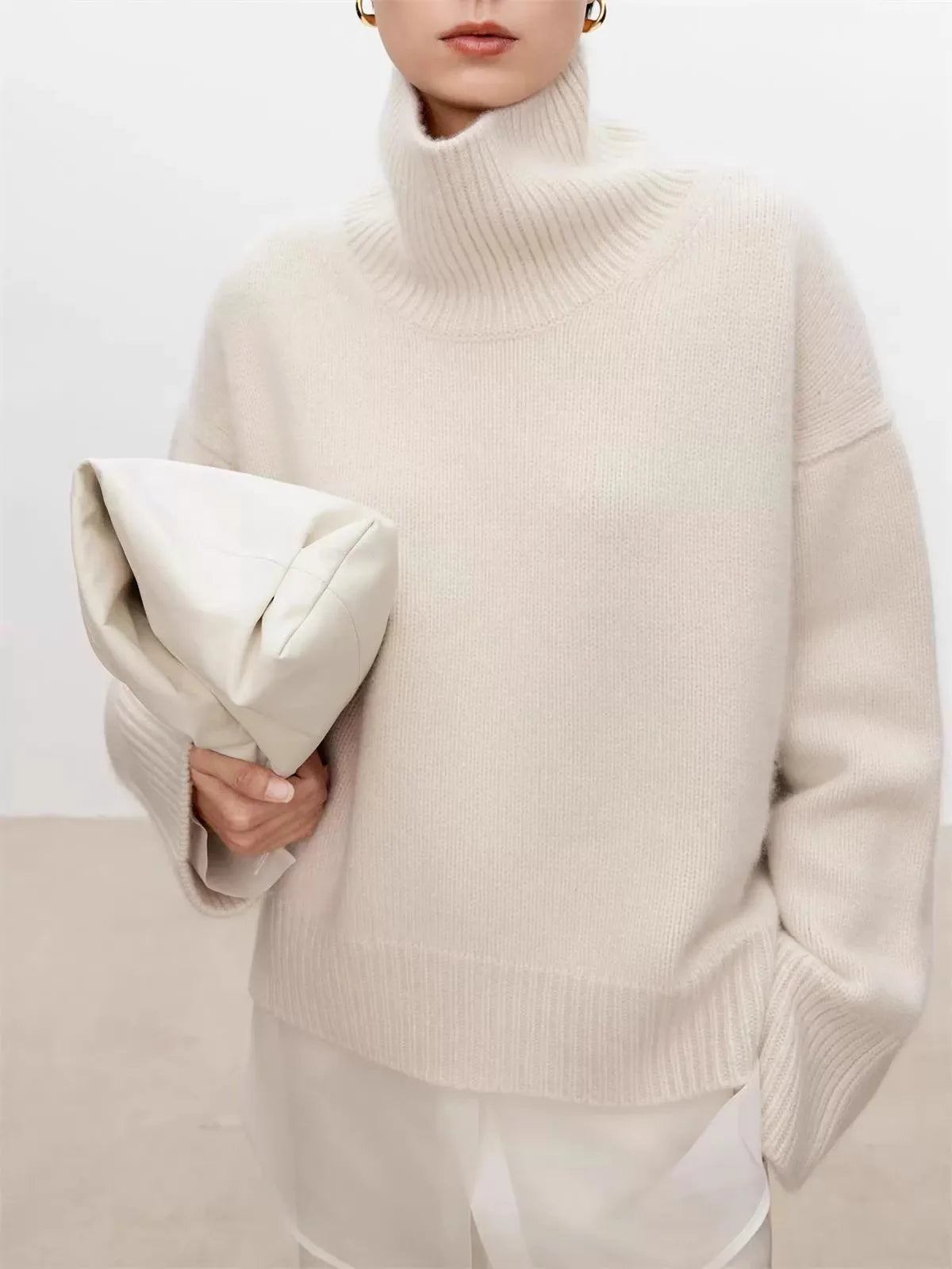 Women’s 100% Pure Cashmere Turtleneck Sweater