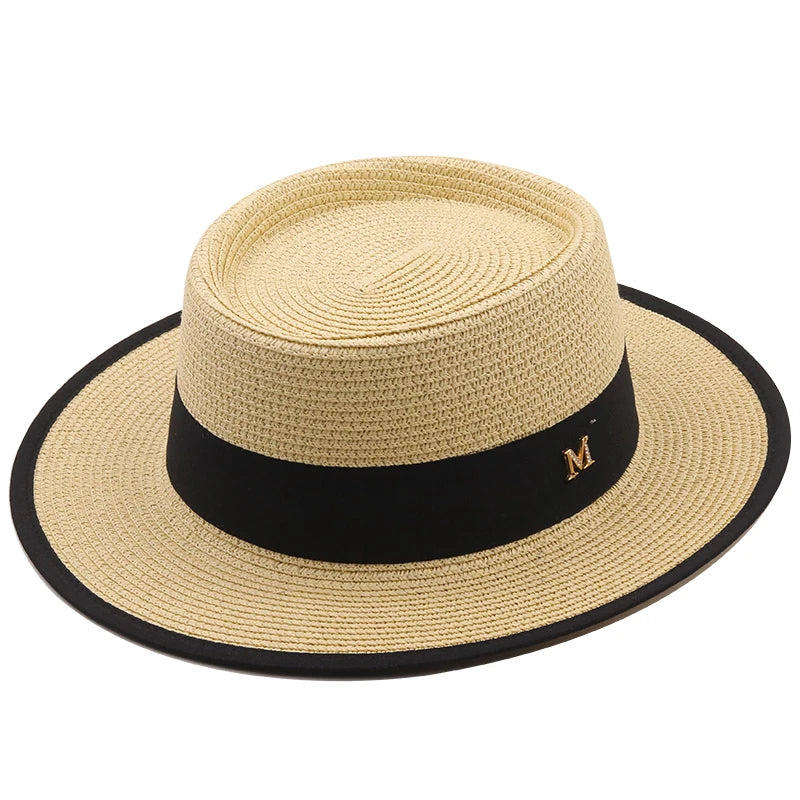 Ribbon Straw Sun Hat