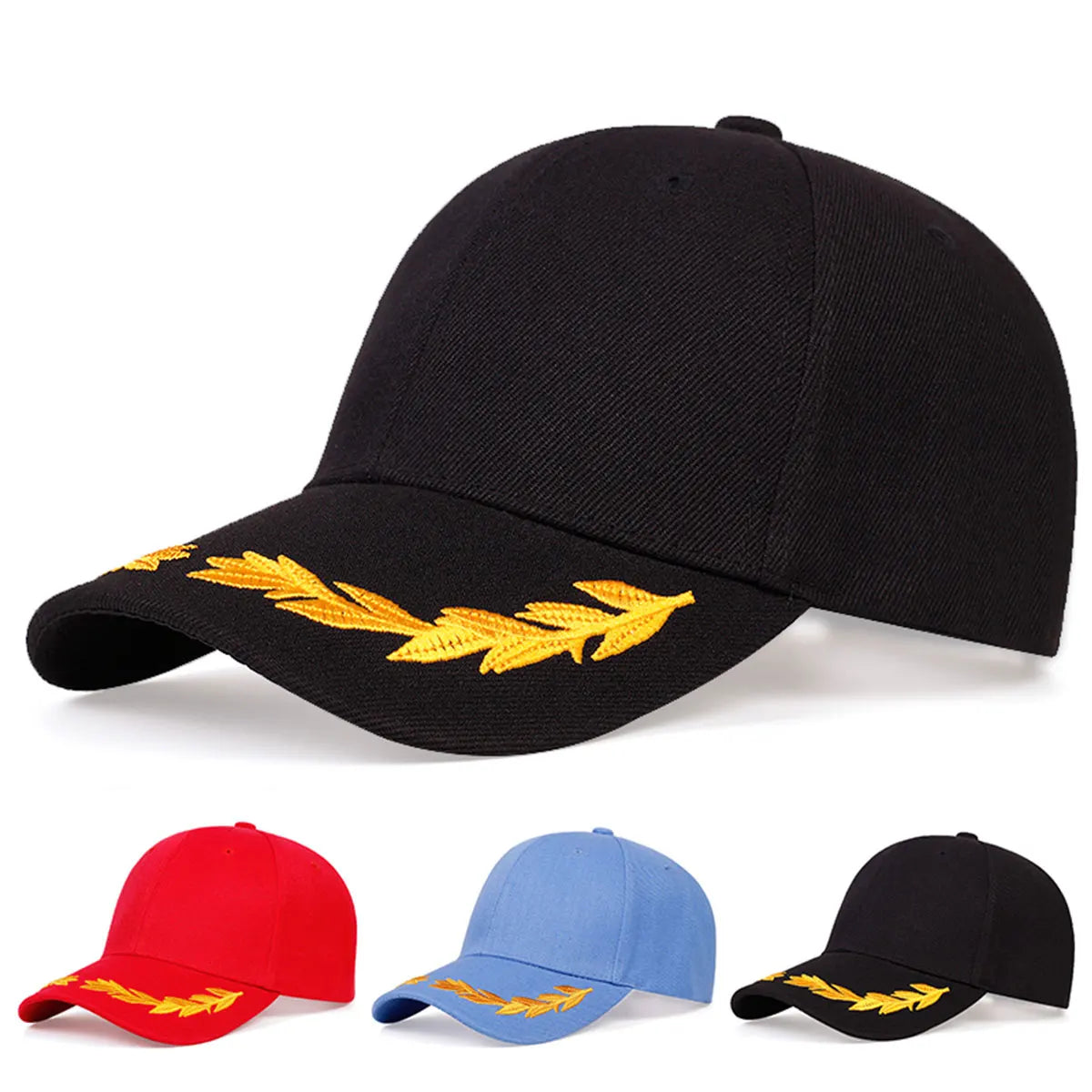 Wheat Embroidered Cap