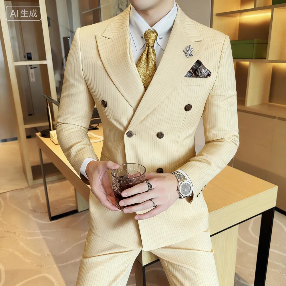 Men's Striped Suit