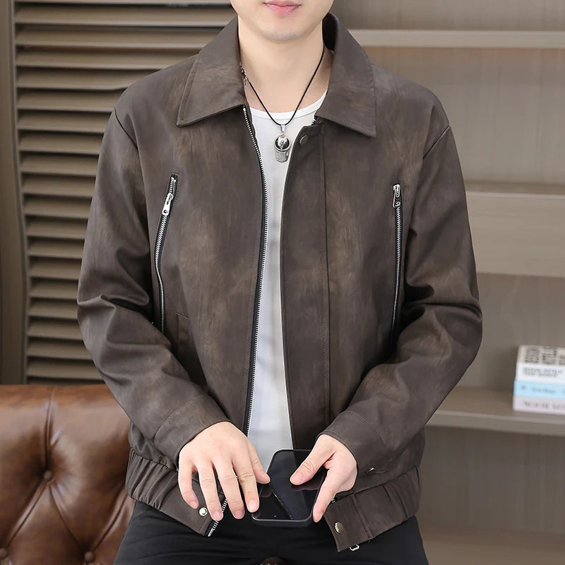 Men’s PU Leather Jacket