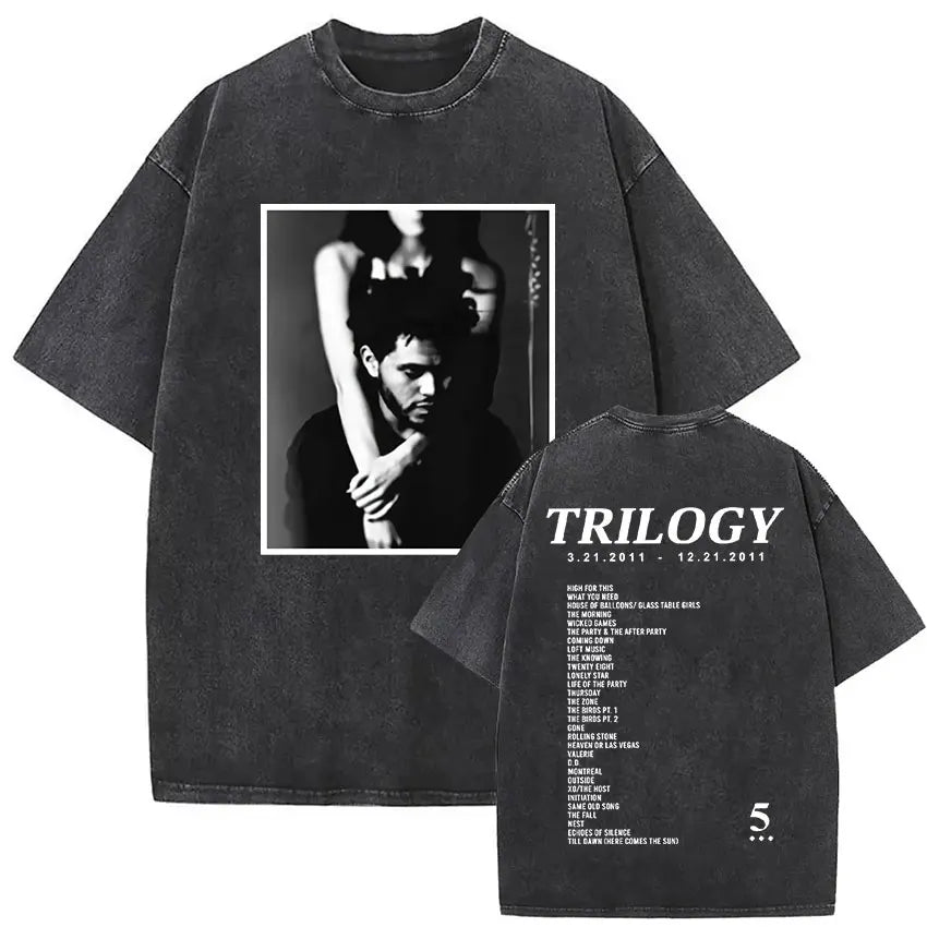 T Shirt Men Streetwear Cotton