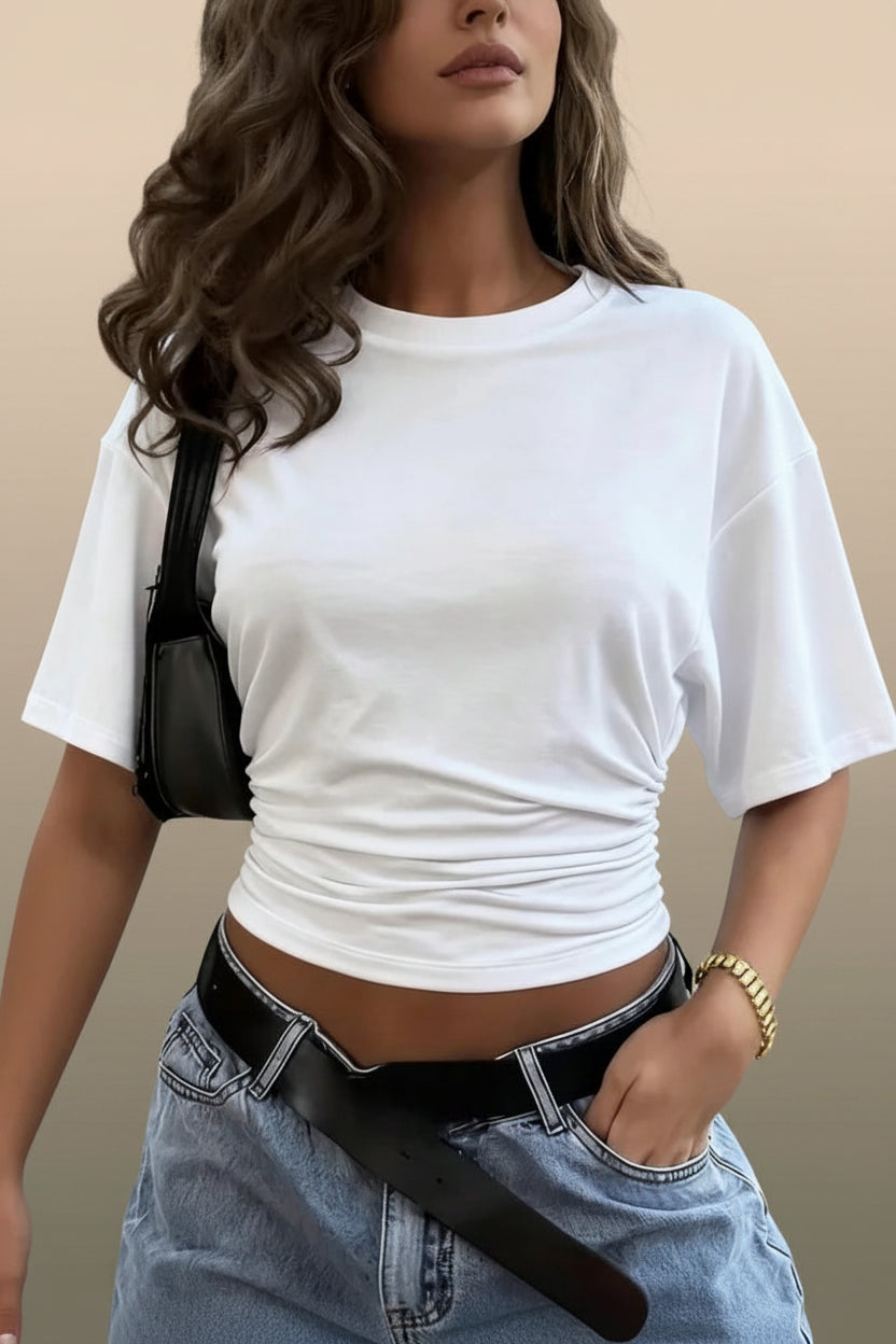 Women's Cotton Crop T-Shirt