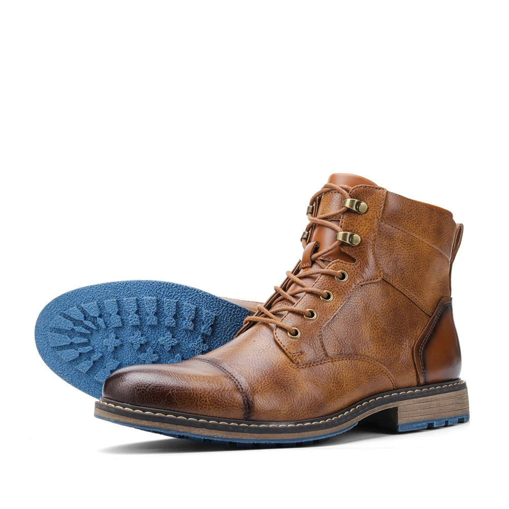 Men's Lace-Up Ankle Boots