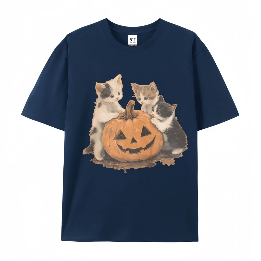 Kitty Pumpkin Tee