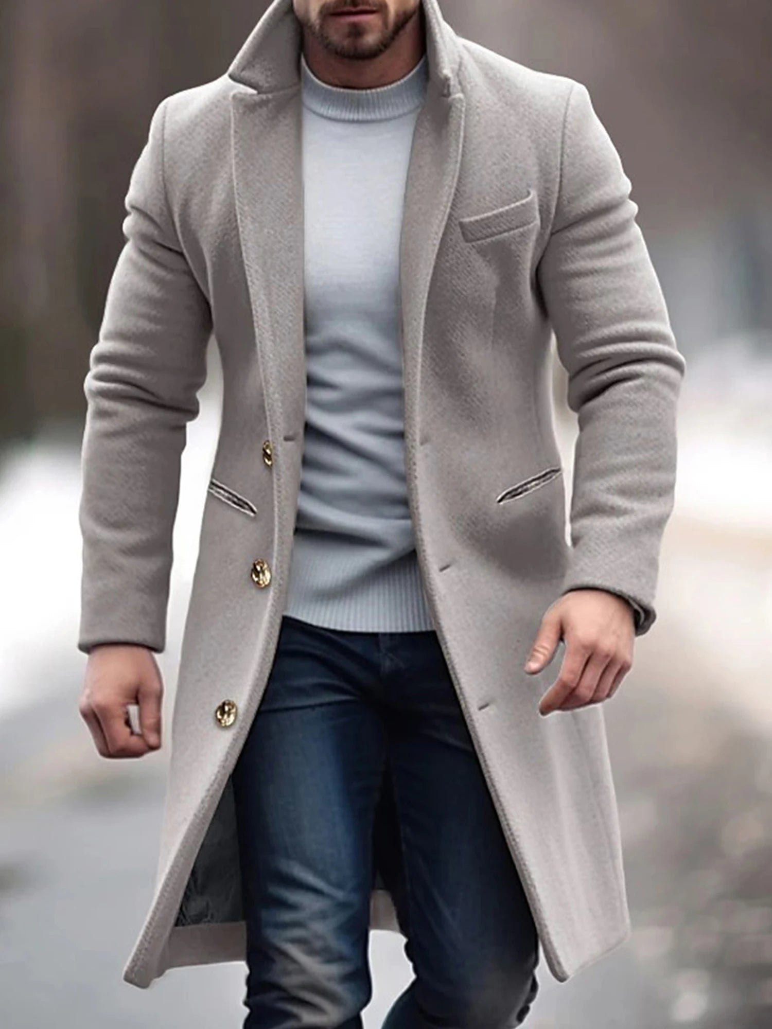 Men’s Wool Pea Coat