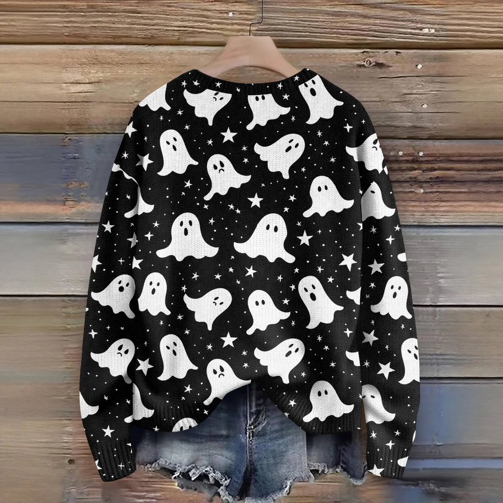 Halloween Print Sweater