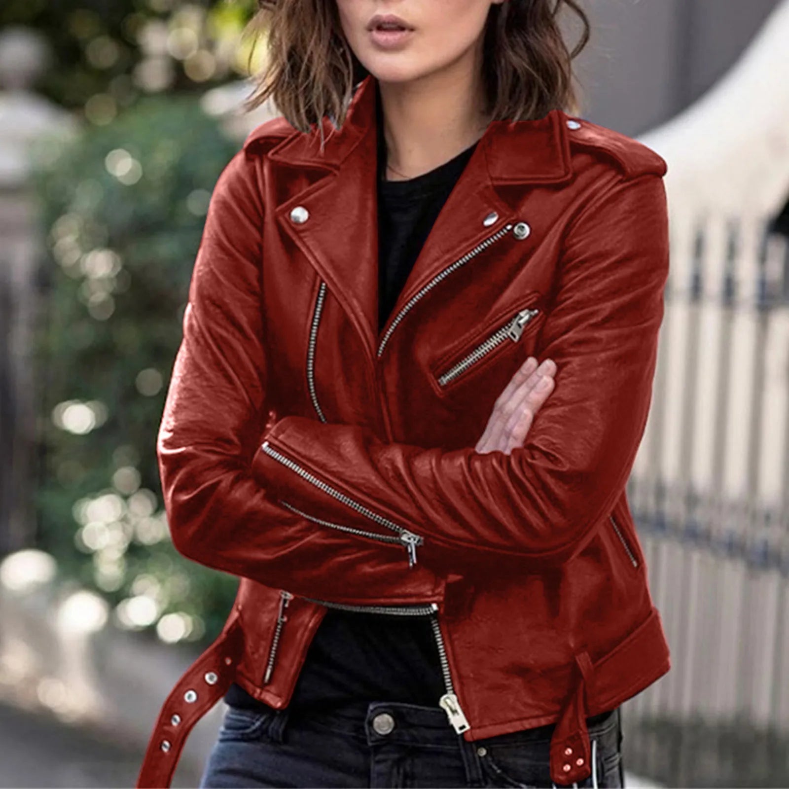 Women Leather Jacket