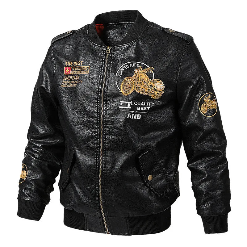 Men’s Slim Leather Jacket