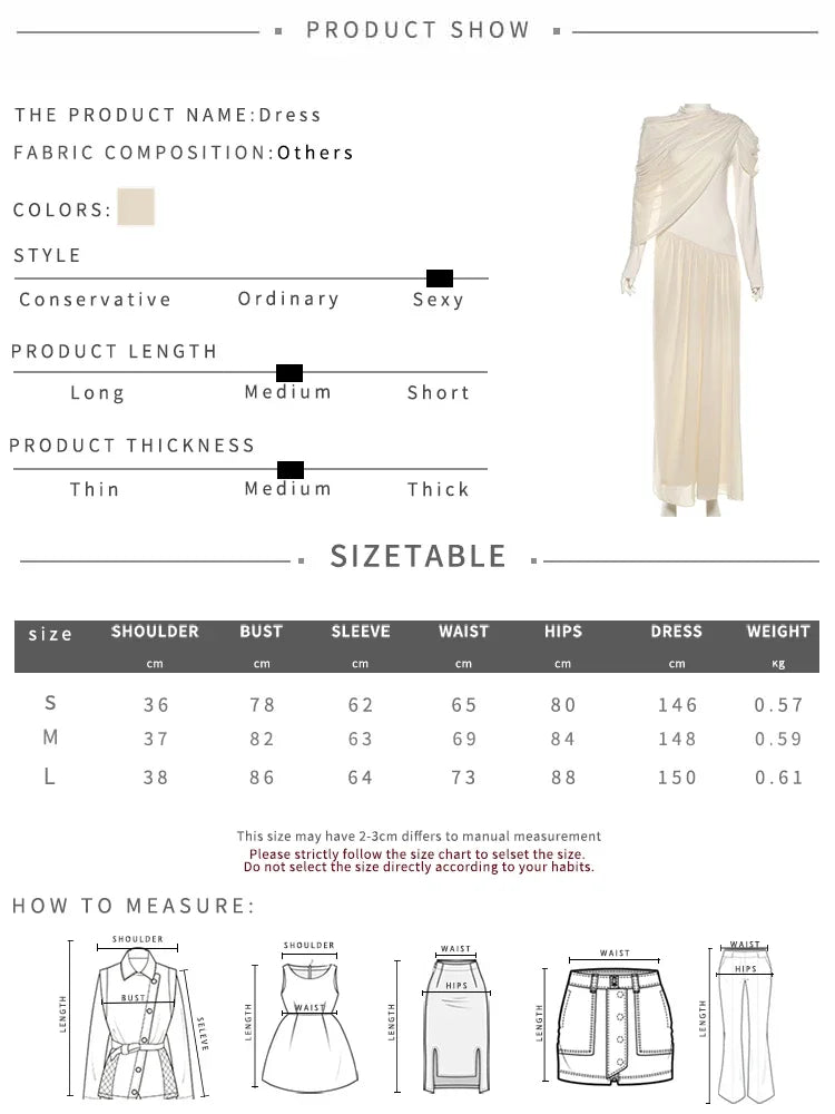 Elegant Ruched Shawl Dress