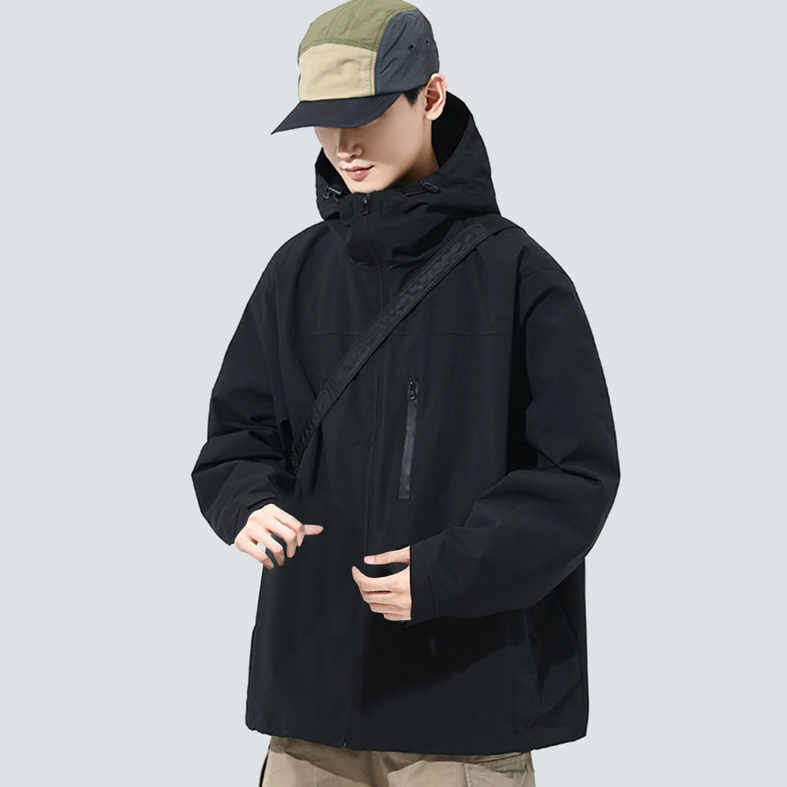 Hooded Hiking Windbreaker Jacket