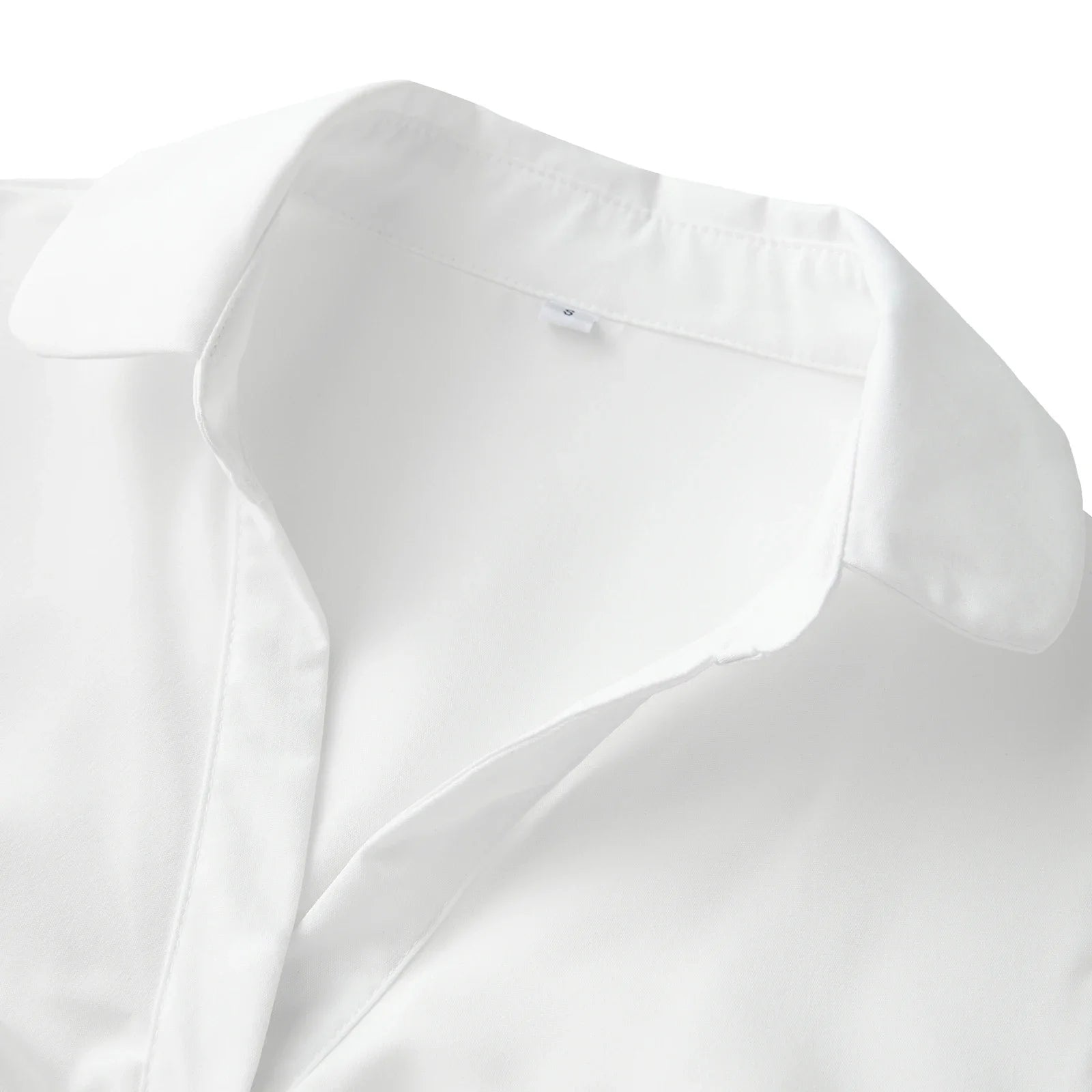Women's Kawaii Shirred White Shirt