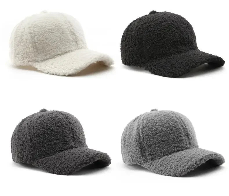 Lamb Wool Baseball Cap