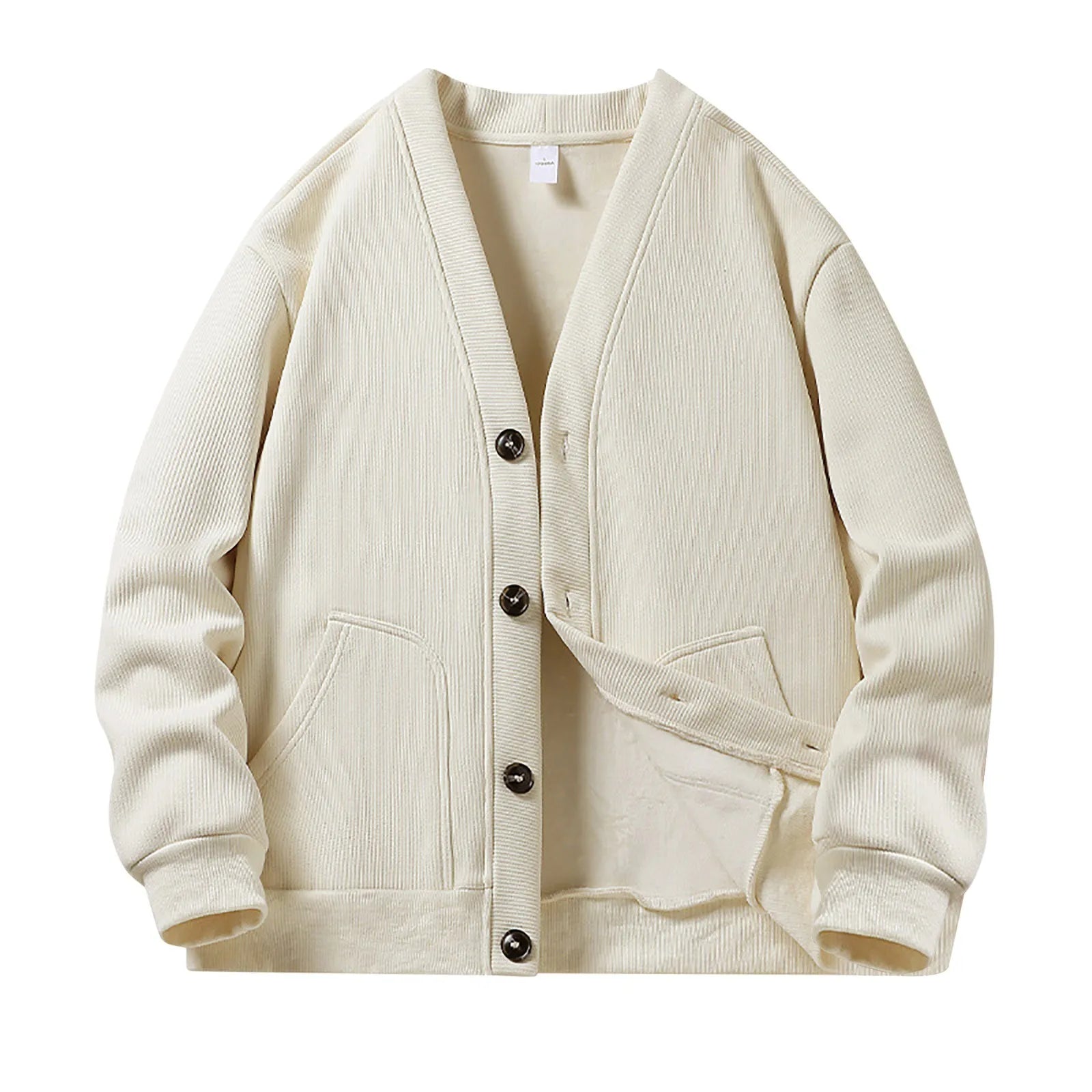 Mens V Neck Cardigan