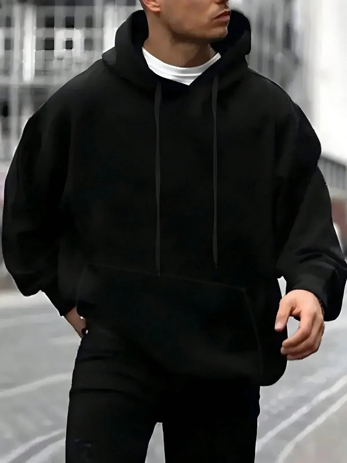 Street Style Plush Hoodie