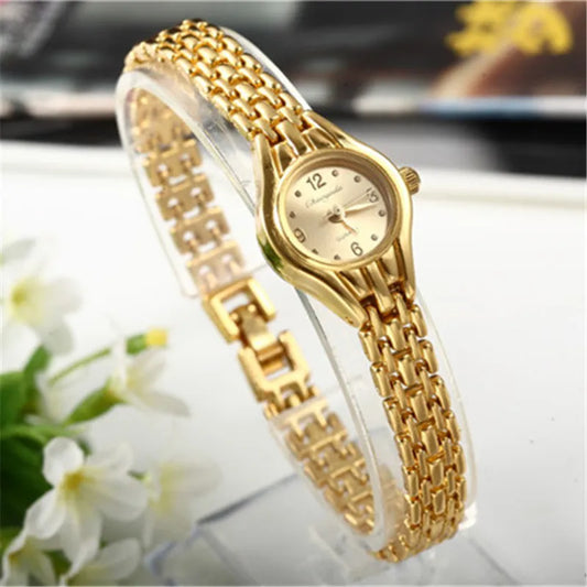 Women’s Gold Bracelet Quartz Watch