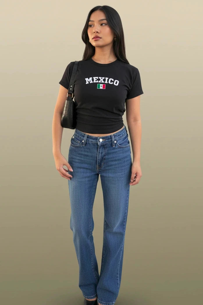 Women's Mexican Y2K Crop T-Shirt
