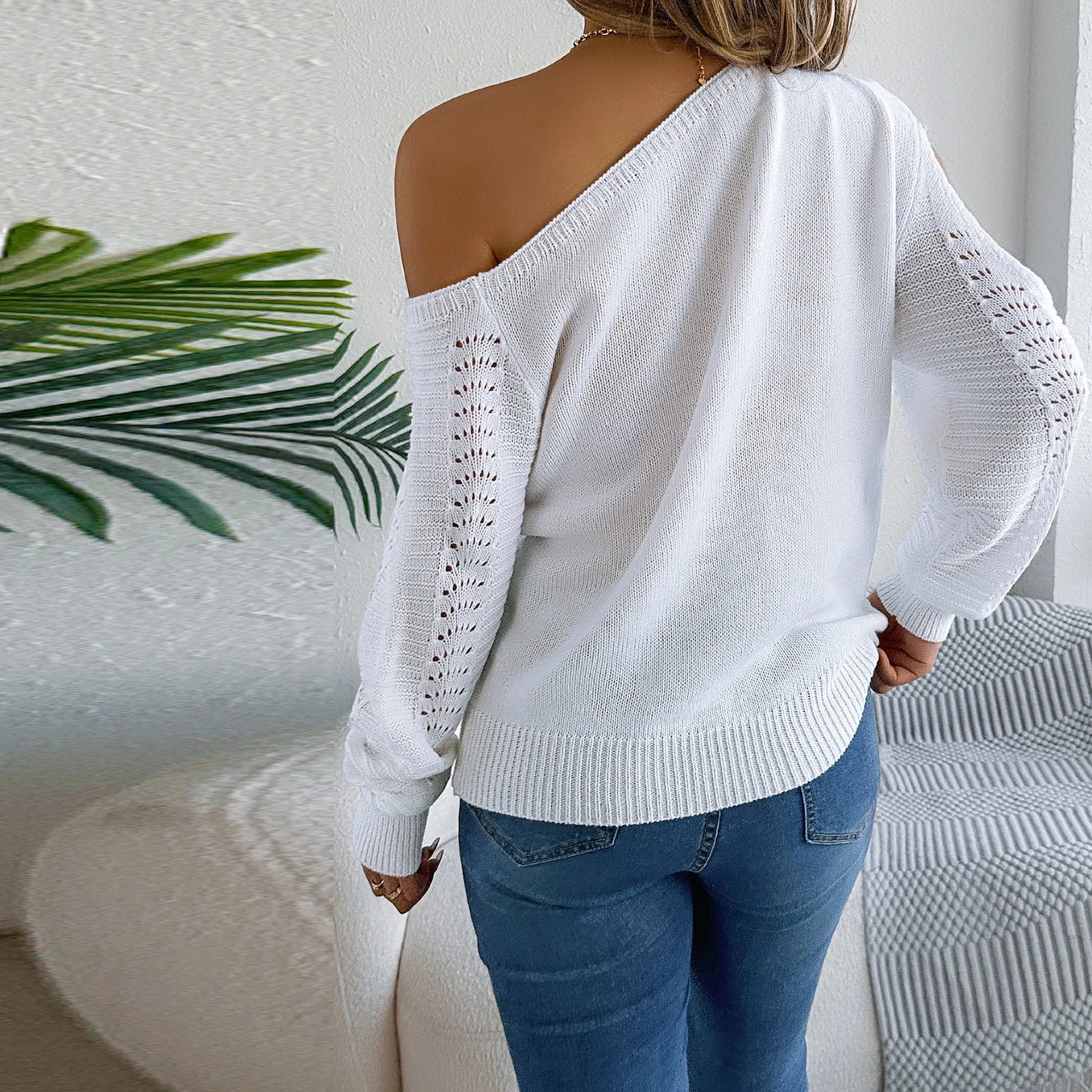 Off Shoulder Pullover