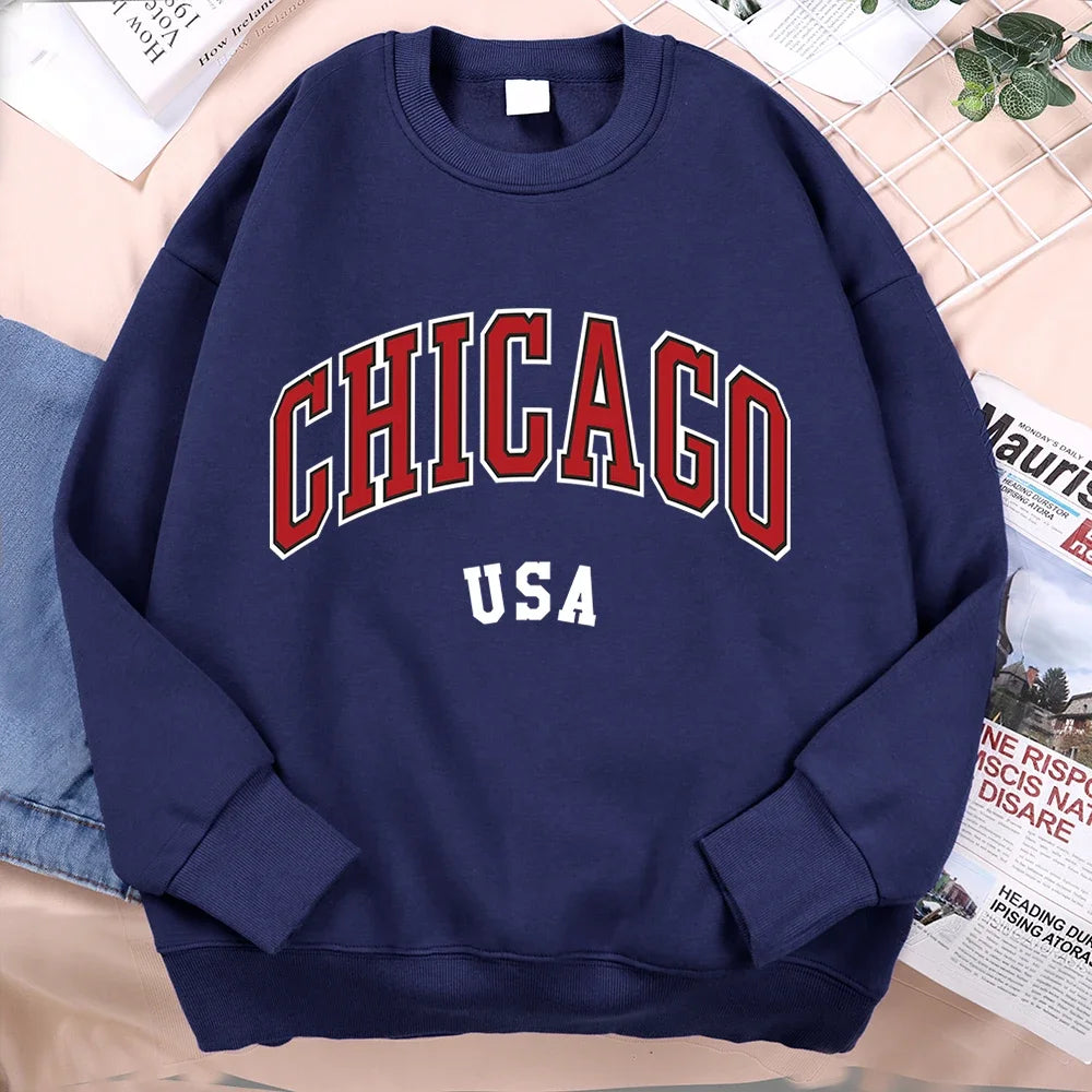 Men’s Chicago USA Graphic Fleece Sweatshirt