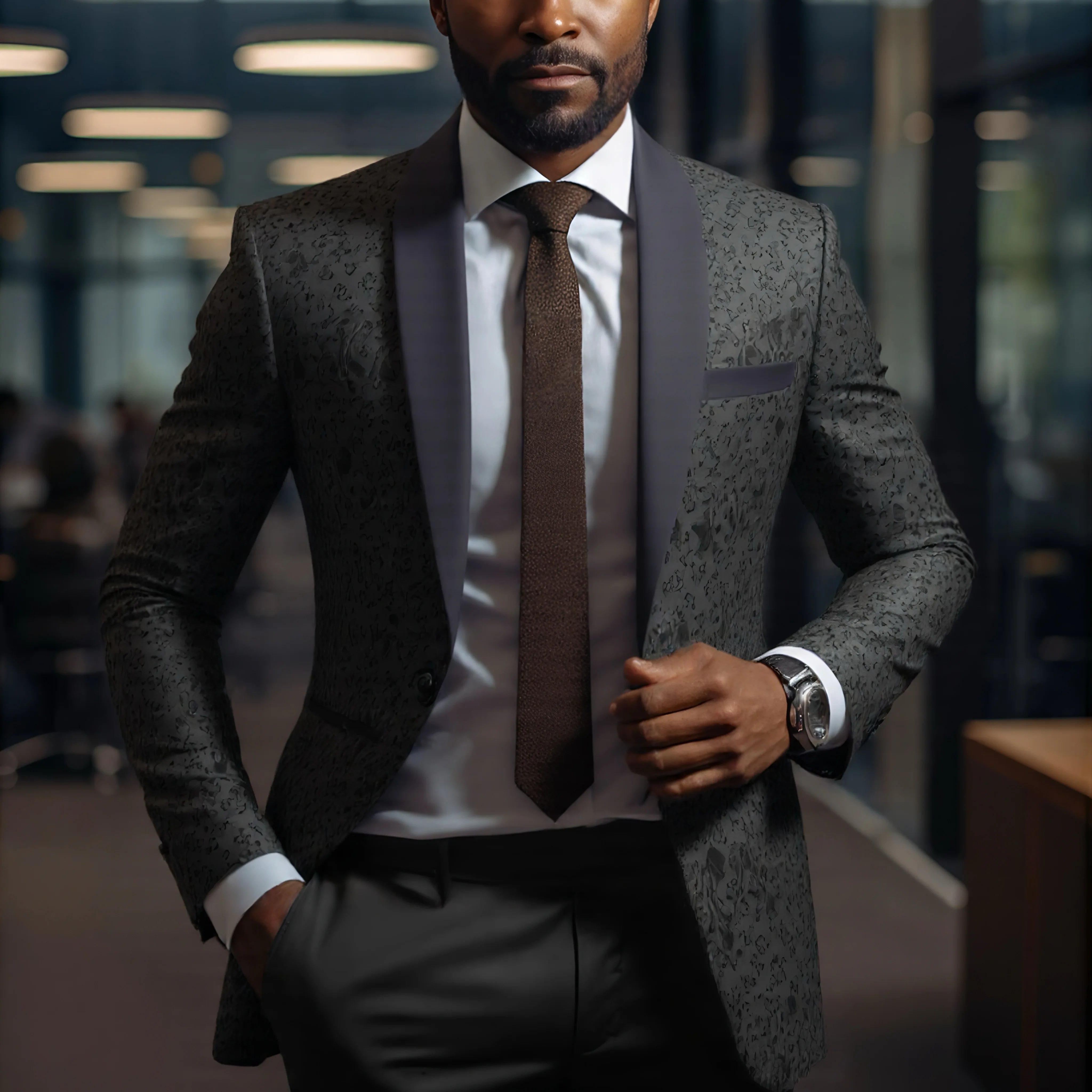 Paisley Tuxedo Jacket