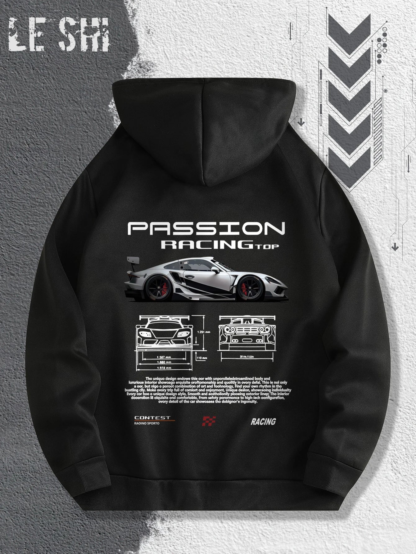 Racing Graphic Hoodie