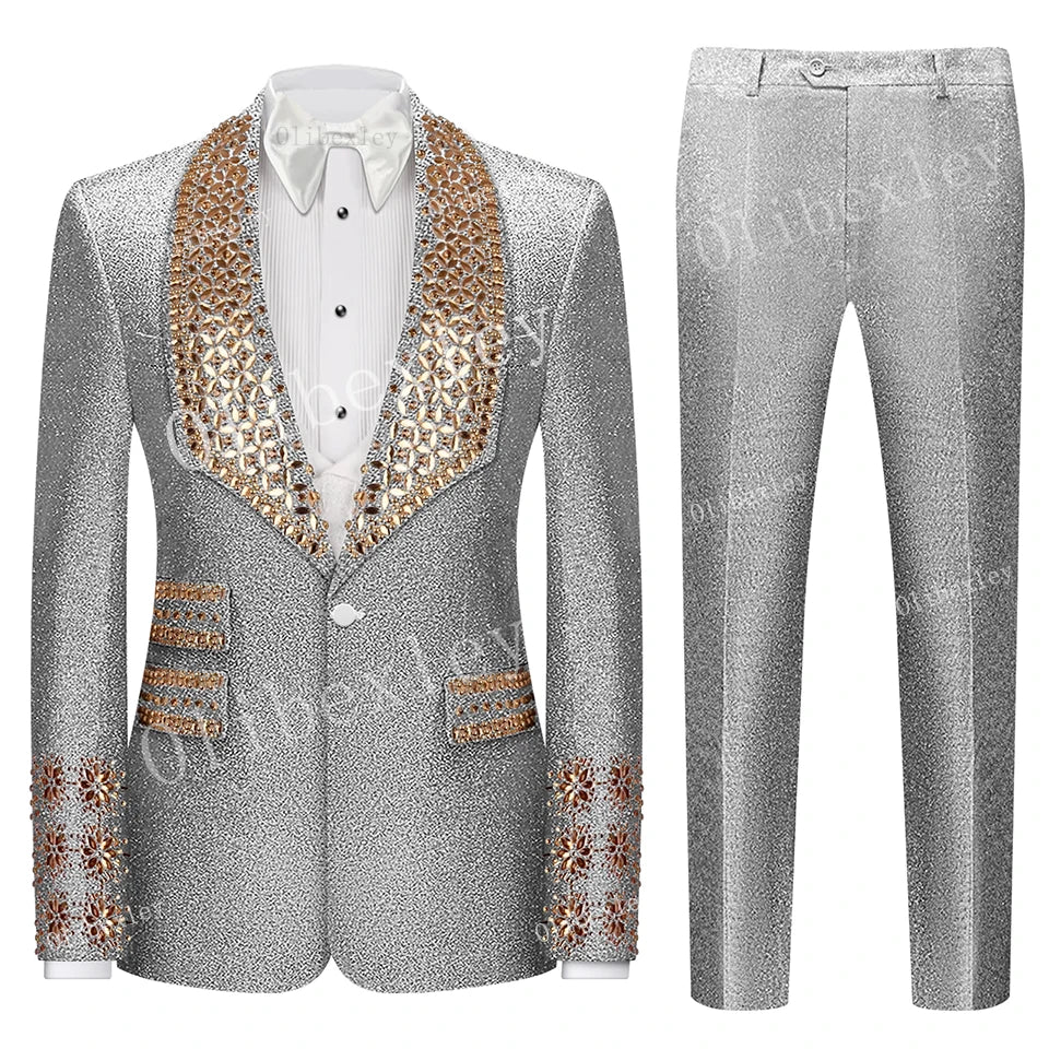 Navy Blue Men’s Suit