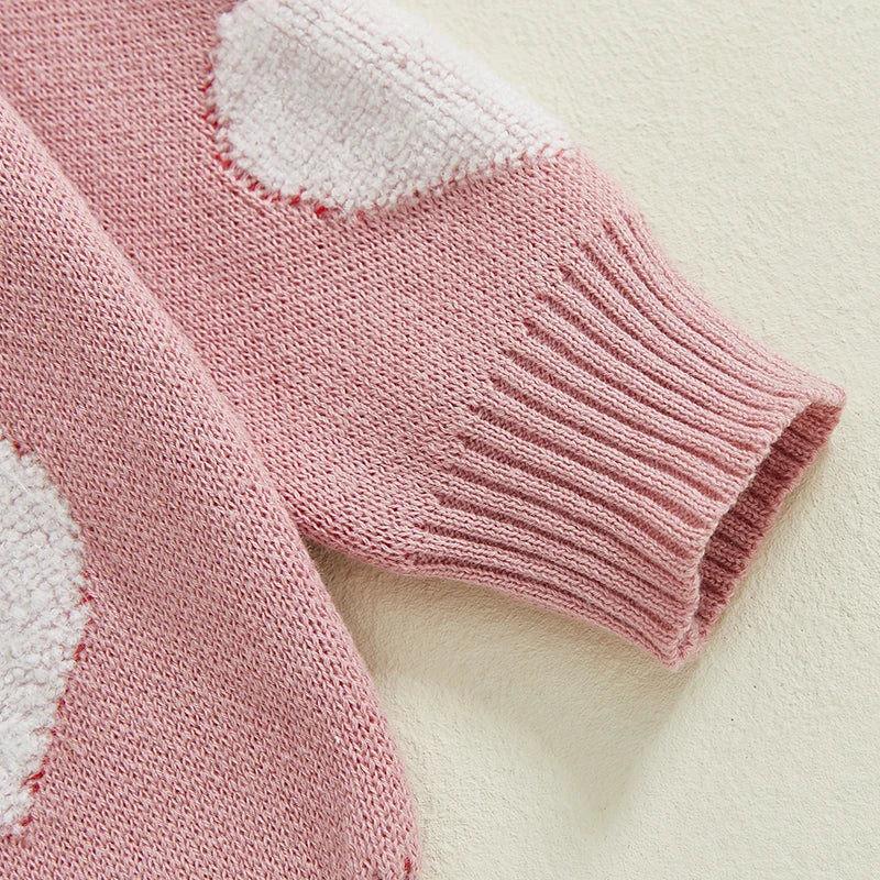 Kids Heart Knit Sweater