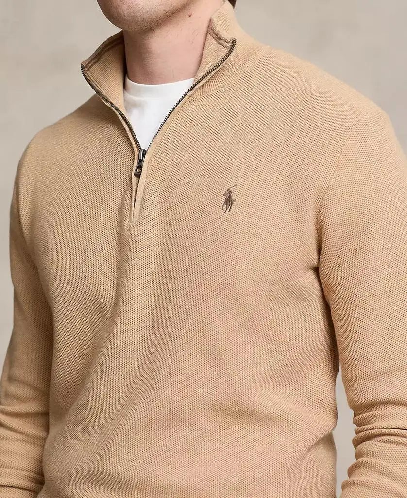 Mens Mesh Knit Sweater