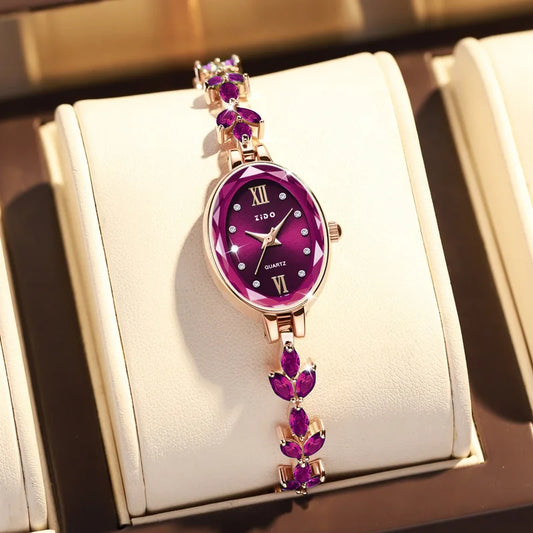 UTHAI V22 Women's Diamond Quartz Bracelet Watch