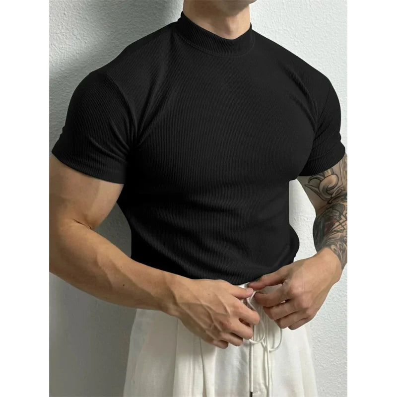 Elastic Stripe Men’s T-Shirt