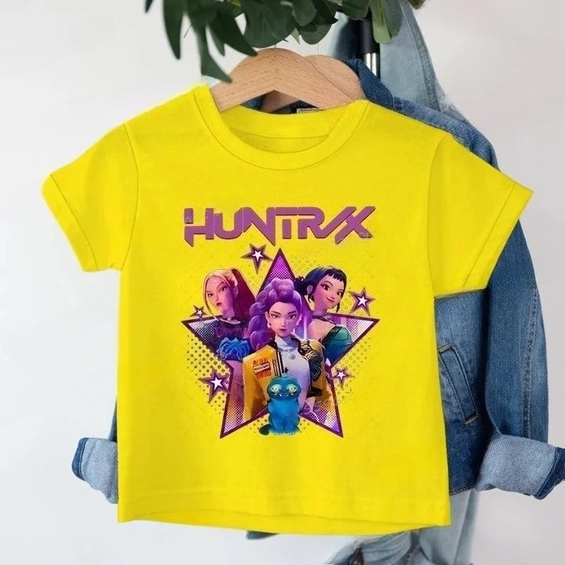 Kpop cartoon girls tee