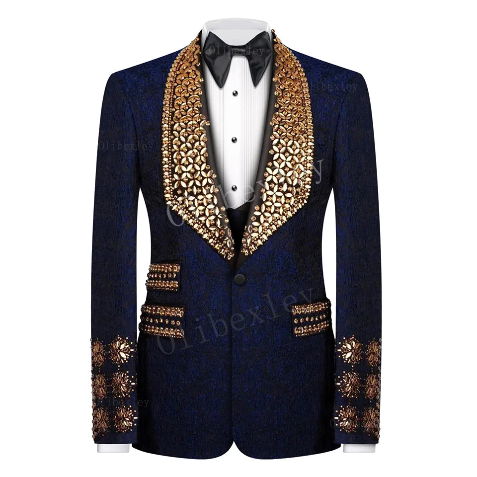 Navy Blue Men’s Suit