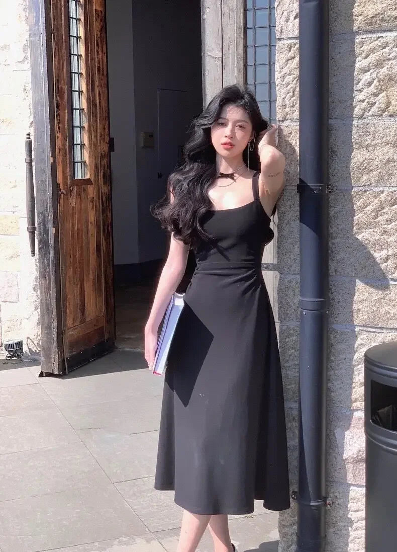 Square Collar Tank Dress