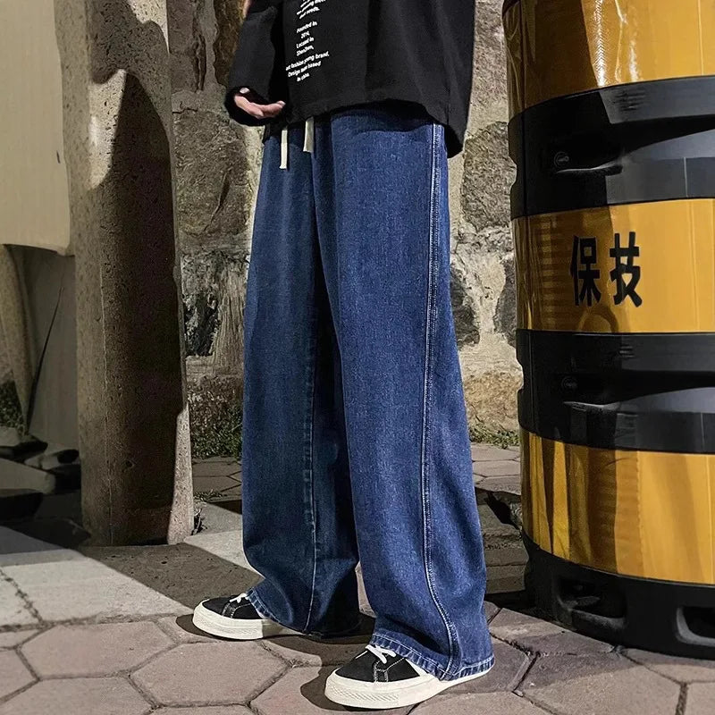 Straight-Leg High Street Pants