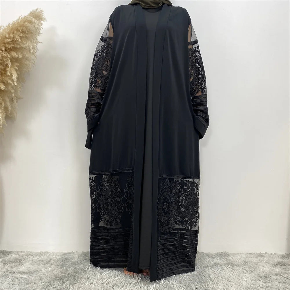 Women’s Gold Rhinestone Abaya