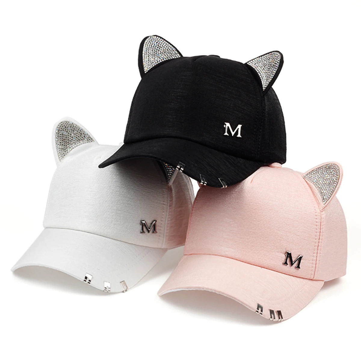 Unisex Cat Ear Baseball Cap