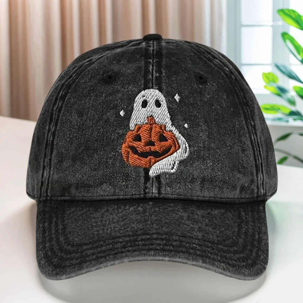 Pumpkin Embroidery Cap