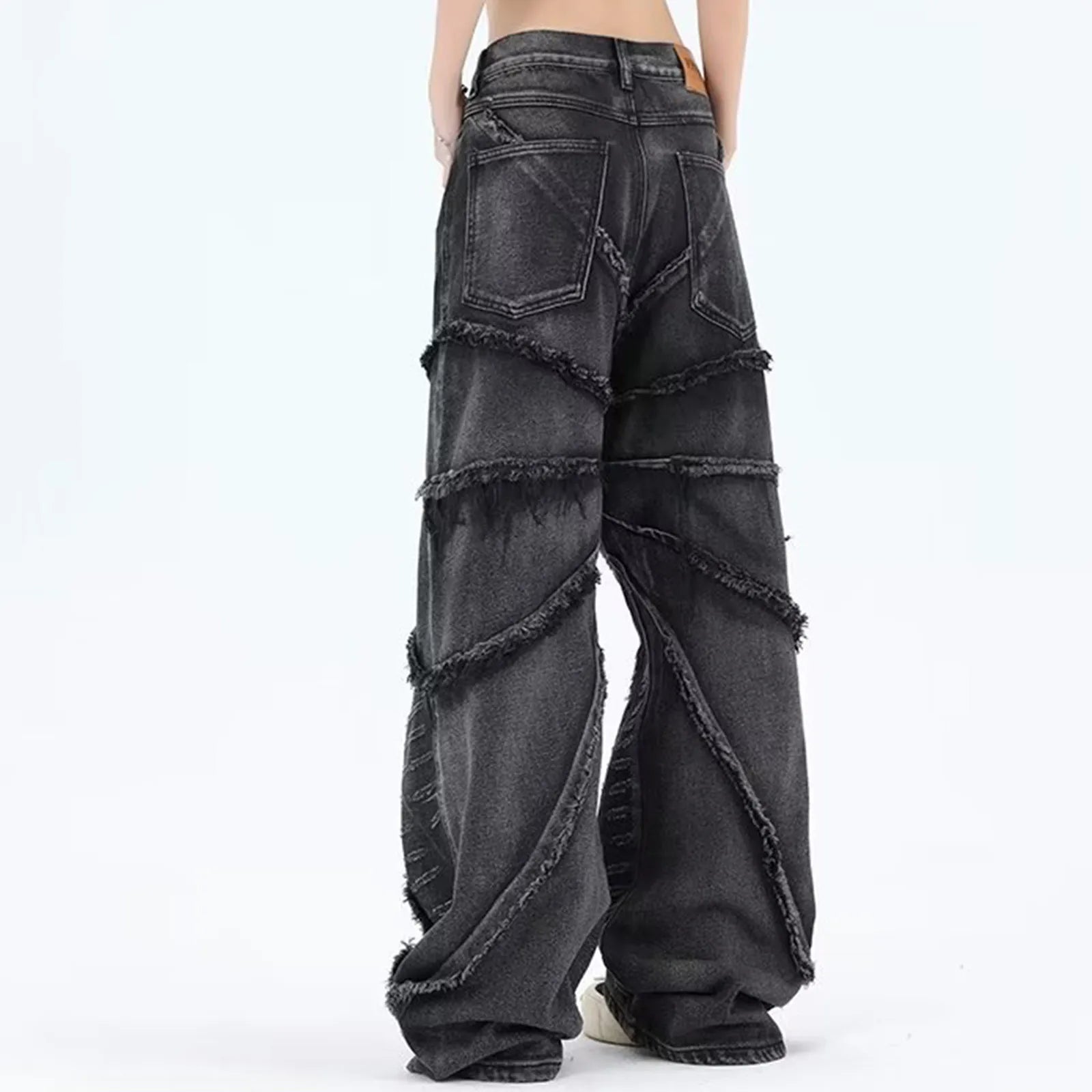 Straight Leg Denim Pants