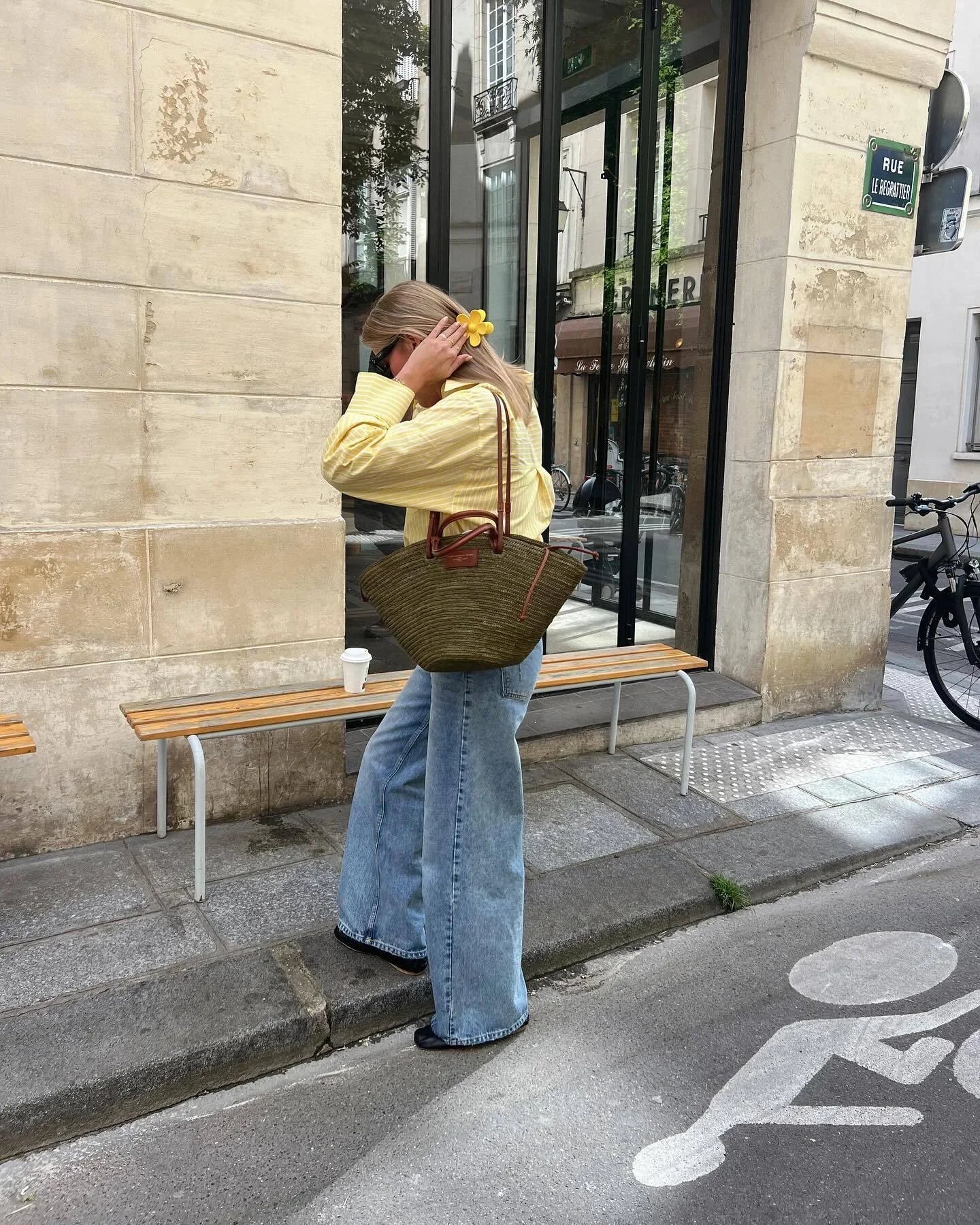 Striped Office Blouse