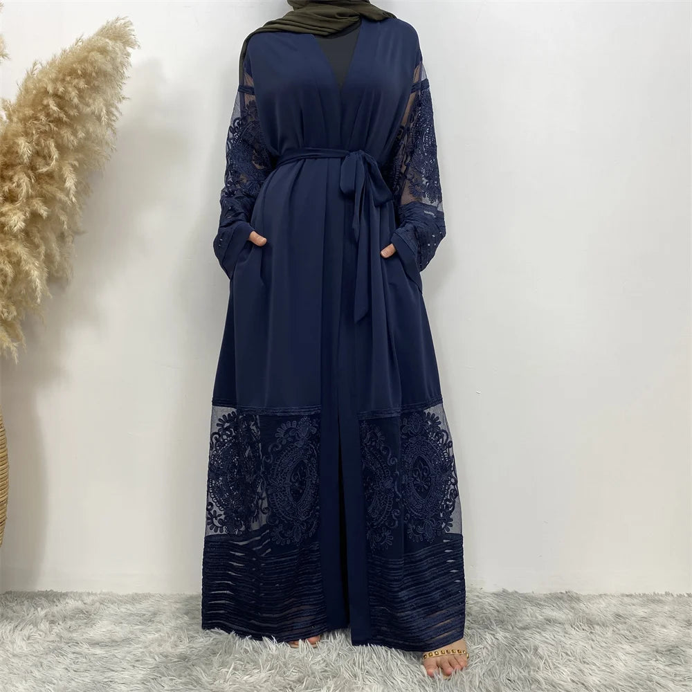 Women’s Gold Rhinestone Abaya