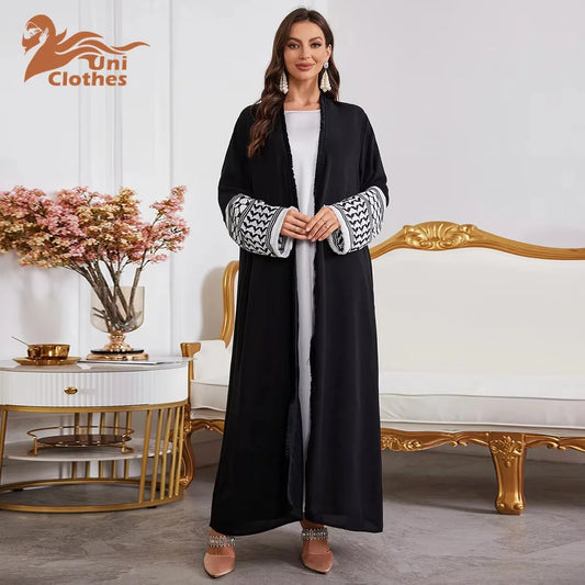Women’s Embroidered Ramadan Abaya Kimono