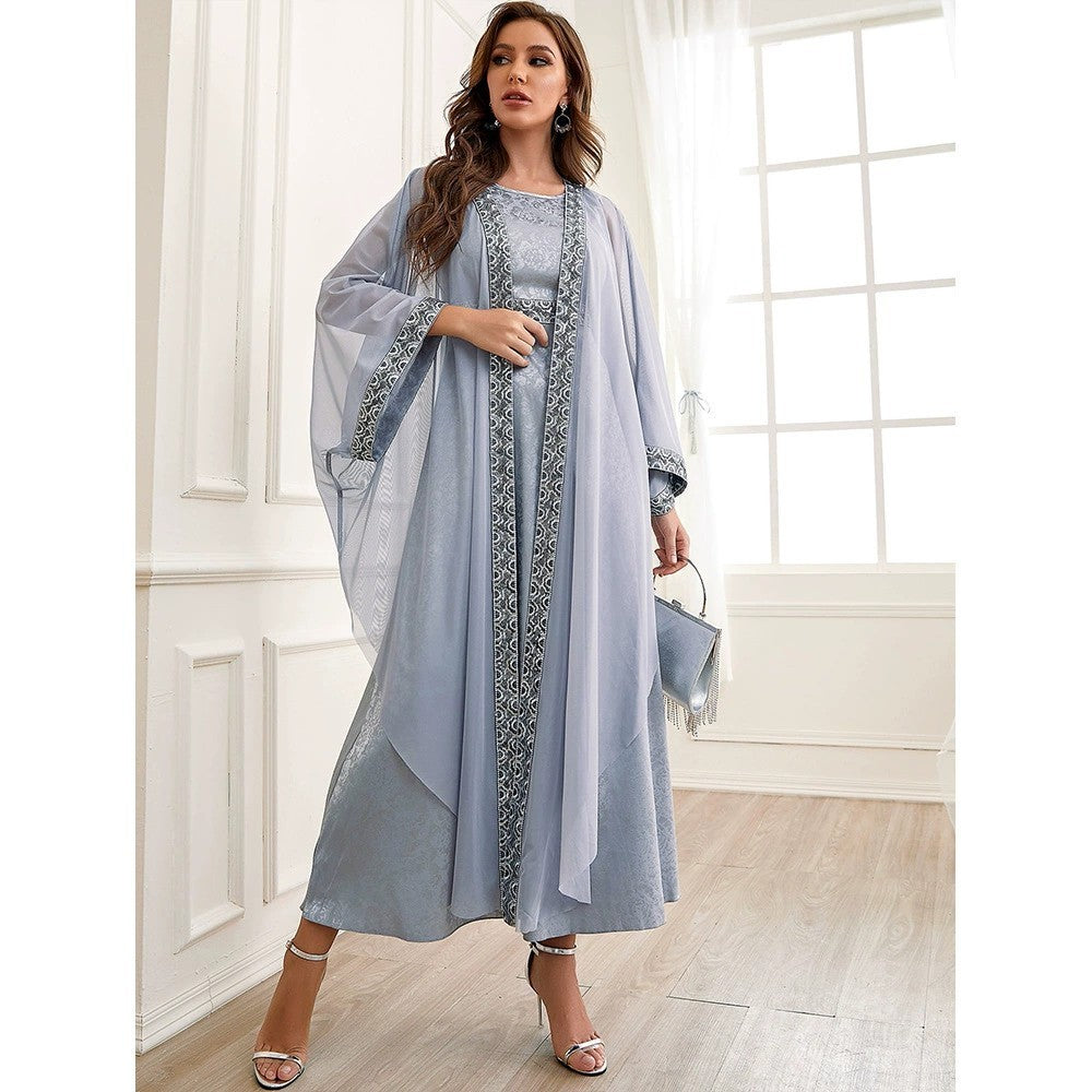 Embroidered Dubai Abaya